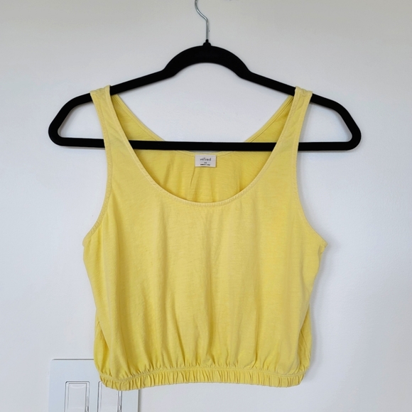 Aritzia Wilfred Tank Size XS Yellow - Picture 1 of 3